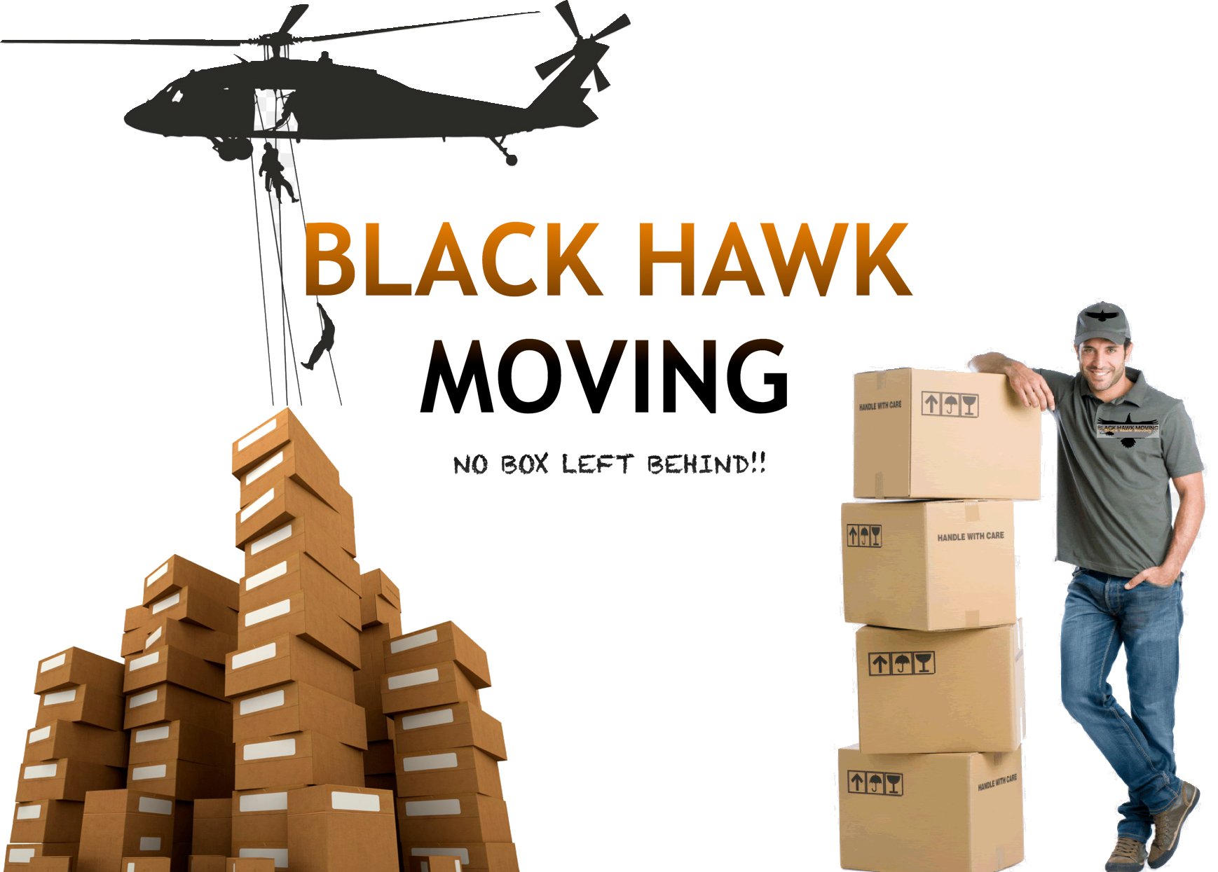 Logo for Black Hawk Moving